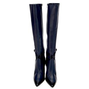 Jimmy Choo Leather Mid-Calf Boots